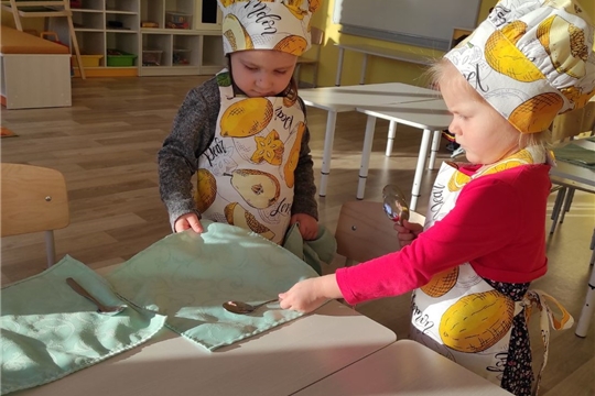 Дежурство в детском саду.