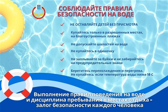 Правила безопасного поведения на воде
