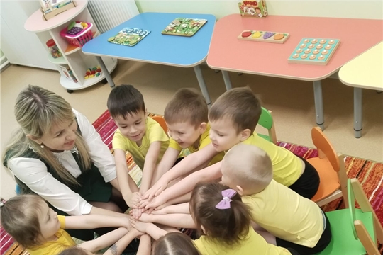 На утреннем круге воспитанники поговорили о своих правах