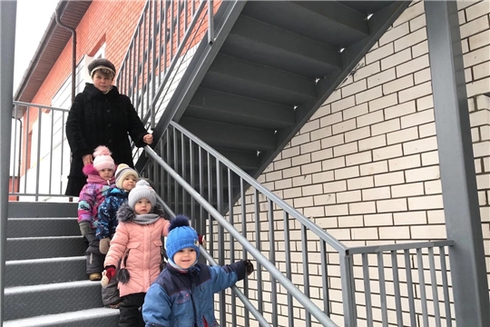 В детском саду прошла учебная тренировочная эвакуация
