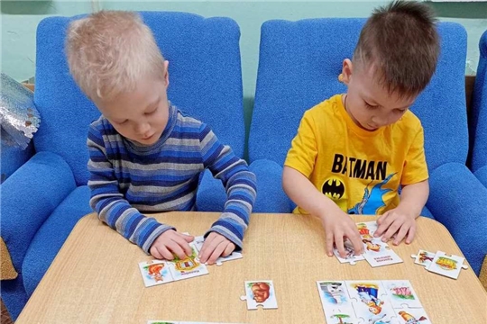 Игры с пазлами "Русские народные сказки"