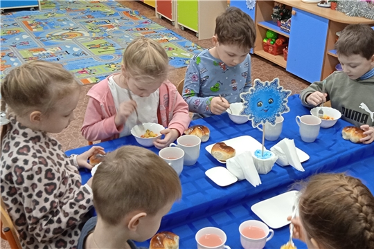 Зимний салат на полдник.