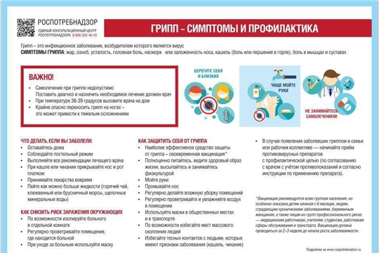 Напоминаем об основных правилах профилактики гриппа и ОРВИ