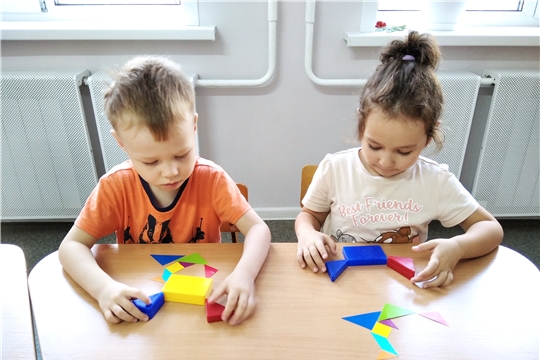 Фигуры из танграма.