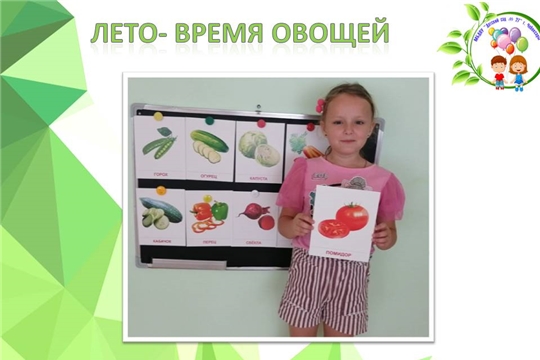 Лето- время овощей