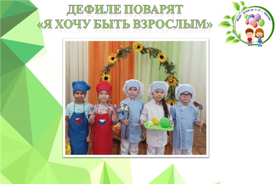 Дефиле поварят "Я хочу быть поваром"