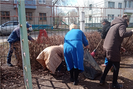 Субботник в детском саду