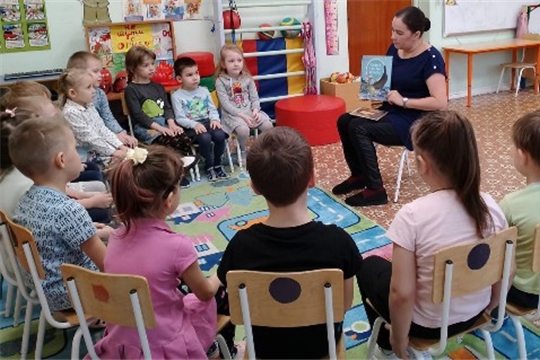 Воспитанники группы "Подсолнушки" познакомились с творчеством А.С. Пушкина