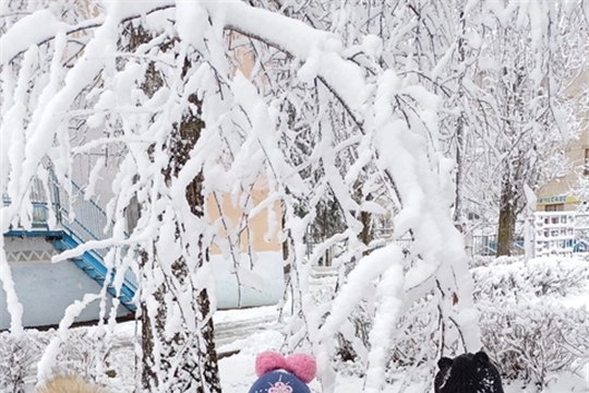 ❄Очень рада детвора, скоро к нам придёт зима!
