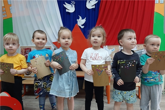 Воспитанники ДОУ запустили свой салют  Победы!