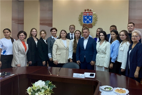 Встреча главы города Чебоксары с молодыми педагогами