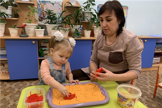 22.02.2023 "Лепка из кинетического песка"