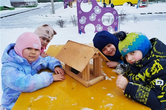 Обед для пернатых.