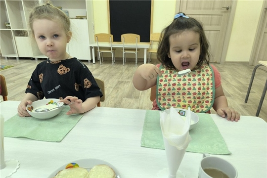 Завтрак в нашем детском саду.