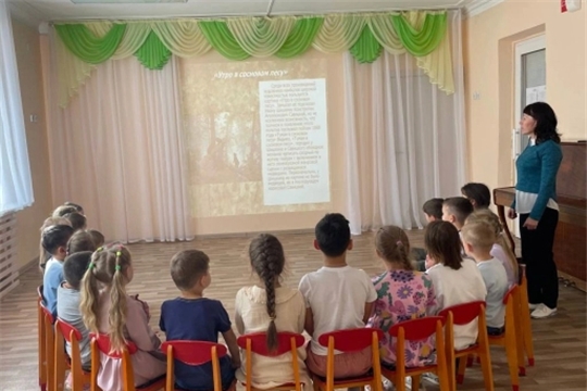 Картинная галерея в детском саду. Шишкин И.И."Рожь"
