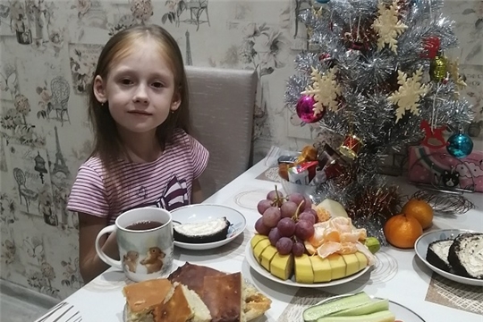 Рождественский стол для детей