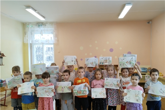 Дети рисуют военные события 2 февраля