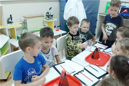 Эксперимент «Извержение вулкана»