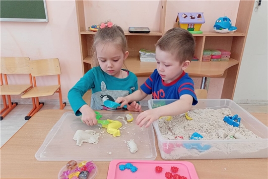Игры с кинетическим песком