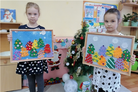 Ёлочки из фетра