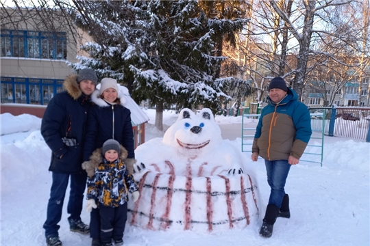 Снежные постройки