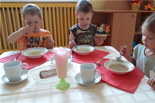 Первое блюдо-залог здоровья ребенка.