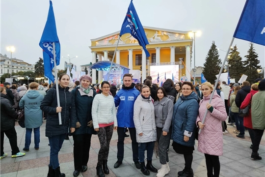 Приняли участие в митинге - концерте в поддержку присоединения Донецкой, Луганской, Херсонской и Запорожских областей