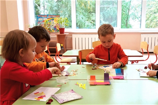 Аппликация в детском саду