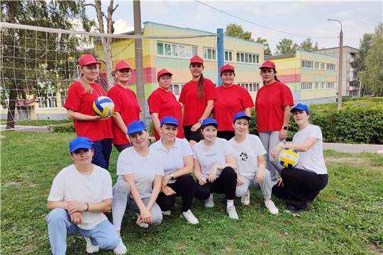 Товарищеский матч по волейболу