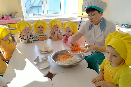 Мастер-класс «Витаминный салат» от шеф-повара детского сада