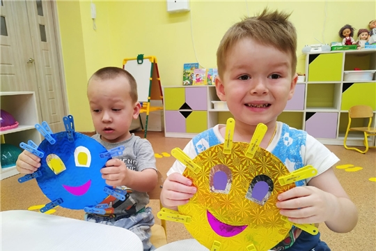 Игры с прищепками в группе раннего возраста.