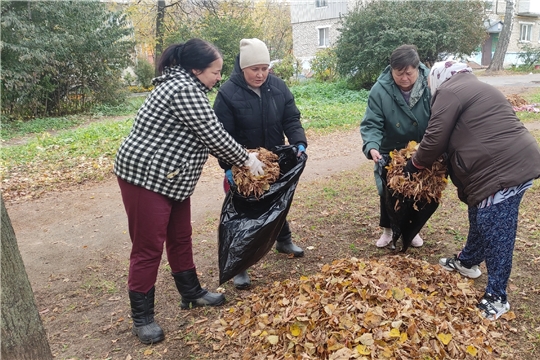 Экологические субботники в детском саду.