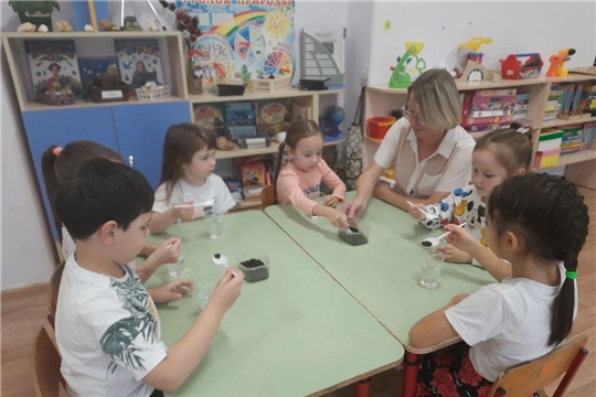 Эксперименты с землёй в группе "Радуга"