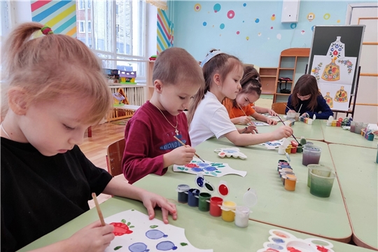 Шаблоны по мотивам городецкой росписи.