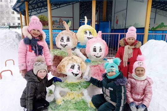 Снежный городок Эколят