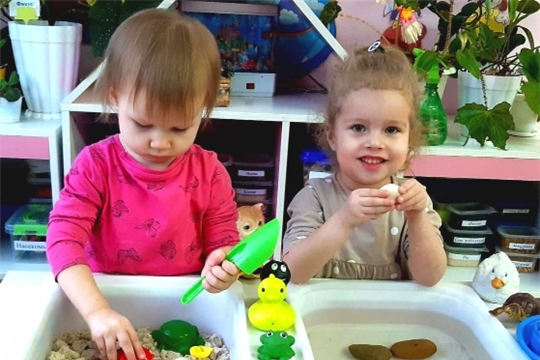 Центр воды и песка в группах