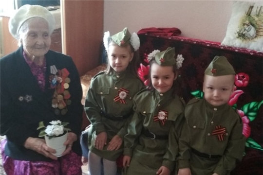 Городская акция "Цветок ветерану"