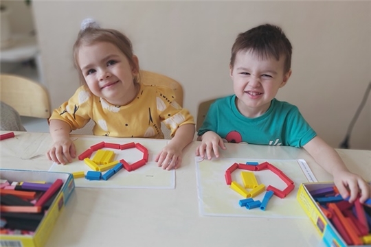 Игры с блока Дьенеша и палочками Кюизенера