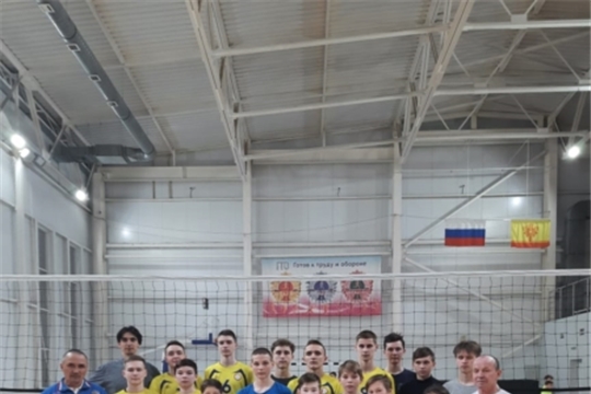 В Козловке проведен Чемпионат "Школьной волейбольной лиги ЧР"
