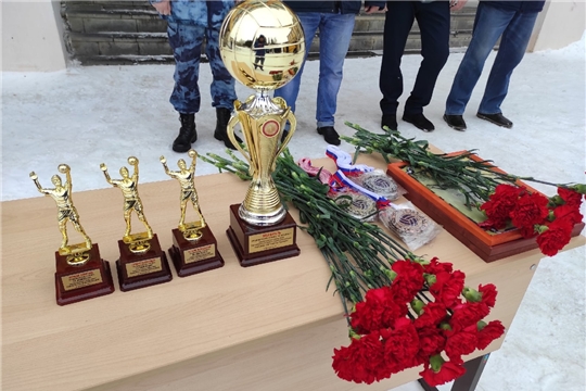 В Моргаушском районе прошли соревнования по волейболу в память бойца ОМОН Кудькова Г.Е., погибшего при исполнении служебного долга в городе Кизляр Республики Дагестан