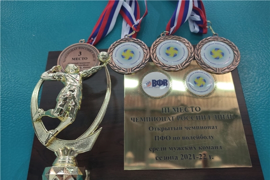 Чувашия -ЧГАУ стала бронзовым призером  Чемпионата России 1 лига сезона 2021-2022