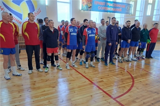 Новогодний турнир по волейболу среди ветеранских команд