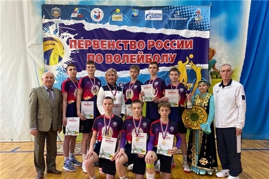 Спортсмены "СОШ №61" обладатели золотых медалей в отборочных соревнованиях к III этапу Всероссийских соревнований среди команд общеобразовательных организаций по волейболу «Серебряный мяч»