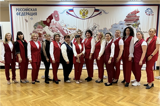 Вышитая карта России - уникальная выставка, которую посетили педагоги