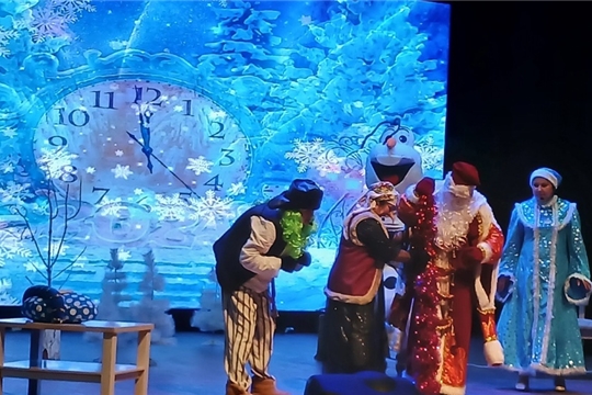 Новогодний спектакль «Новогодние проделки Бабы Яги и Лешего»