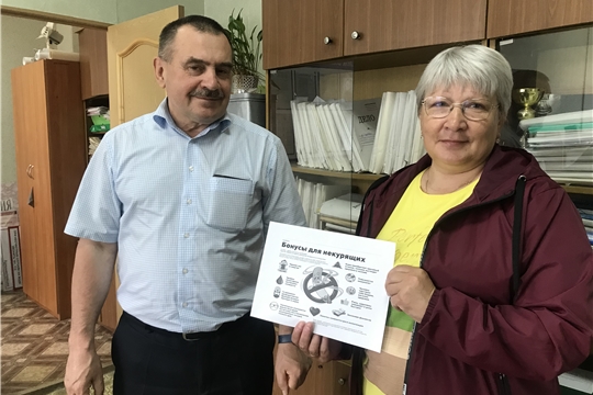 Выставка-совет «Скажи сигарете нет» в Приволжской городской библиотеке