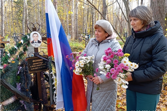 В селе Октябрьское почтили память погибшего в зоне СВО Фомина Дмитрия Александровича