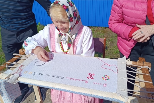 Участница Республиканского конкурса "ВышивкаФест - Чувашские узоры".
