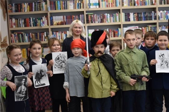 Медиажурнал «В.И. Чапаев – герой гражданской войны!» в Большесундырской библиотеке