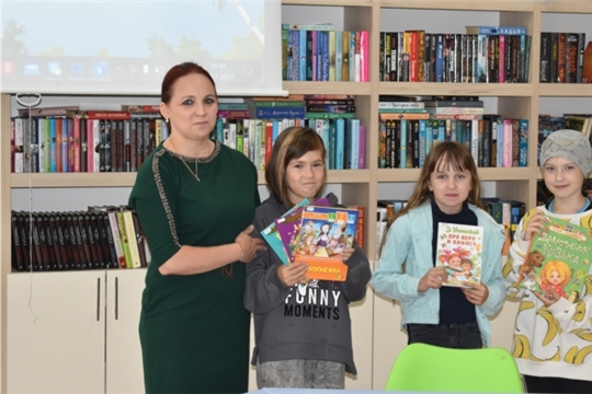 Литературная игра «Путешествие в Мультляндию» в Большесундырской библиотеке